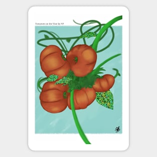 Tomatoes on Vines Magnet